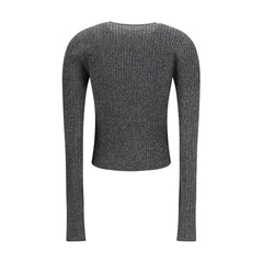 Amiri Black Viscose Cardigan