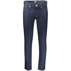 Tommy Hilfiger Blue Cotton Men's Slim Tapered Jeans