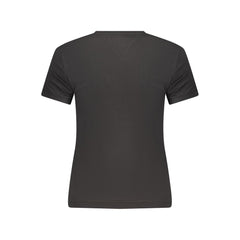 Tommy Hilfiger Black Cotton Women's T-Shirt