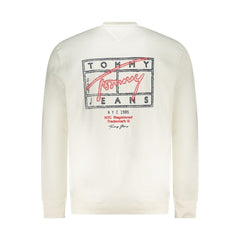 Tommy Hilfiger Weißes Baumwoll-Sweatshirt für Herren