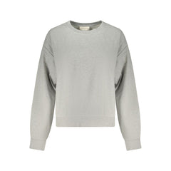 Calvin Klein Grigio Damen-Sweatshirt aus Baumwolle