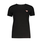 Guess Jeans Black Organic Cotton Women T-Shirt