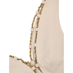 Cult Gaia Beige Cotton Waistcoat