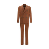 Lardini Brown Cotton Two-Piece Suit