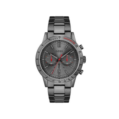 Hugo Boss Graue Edelstahl-Armbanduhr