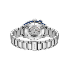Hugo Boss Graue Edelstahl-Armbanduhr