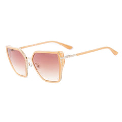 Guess Sonnenbrille aus beigem Harz