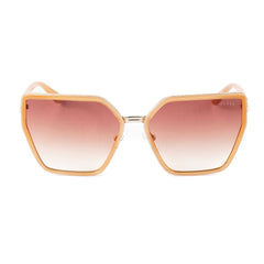 Guess Sonnenbrille aus beigem Harz