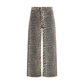 Ganni Multicolor Cotton Relaxed Fit Jeans