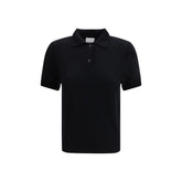 Allude Black Cashmere-Hemdbluse