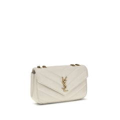 Saint Laurent Beige Lamm Ovis Aries Aries Umhängetasche