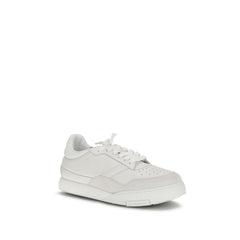 Givenchy Weiße Kalbsleder Bos Taurus Low-Top Sneakers
