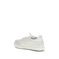 Givenchy Weiße Kalbsleder Bos Taurus Low-Top Sneakers