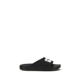 Givenchy Zwarte Rubberen Slippers