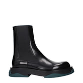 Jil Sander Black Leather Ankle Boots