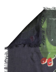 Dolce & Gabbana Multicolor Taormina Modal Shawl 130cm x 130cm Men Scarf
