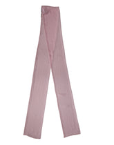 Dolce & Gabbana Roze Zijden Sjerp Wikkel Sjaal Foulard 291cm x 19cm