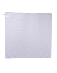 Dolce & Gabbana White Cotton Wrap Square Shawl Stole 71cm x 70cm Scarf