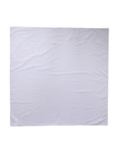 Dolce & Gabbana Witte Katoenen Overslag Vierkante Sjaal Stola 91cm x 90cm Sjaal