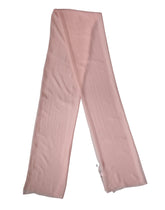 Dolce & Gabbana Lichtroze Zijden Nekdoek Sjaal Stola 272cm x 120cm