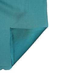 Dolce & Gabbana Blau Grüner Seidenhalstuch Schal Stola 200cm x 64cm