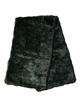 Dolce & Gabbana Zwart Groene Streep Bont Sjaal Hals Wrap 180cm x49cm Sjaal