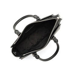 Michael Kors Schwarze Canvas-Handtasche