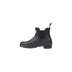 Hunter Black Stiefeletten aus recyceltem Polyester