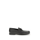Ferragamo Slip-on Loafer aus schwarzem Kalbsleder Bos Taurus