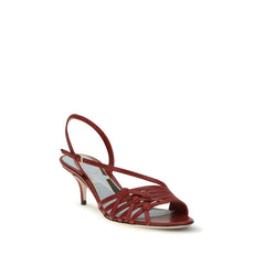 Valentino Garavani Riemchensandalen aus Ziegenleder in Multicolor