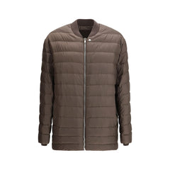 Moncler x Rick Owens Braune Gänsedaunen-Bomberjacke