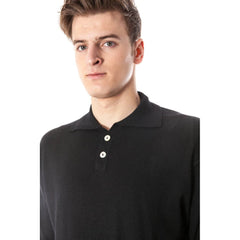 Yuko Nero Kaschmir Herren Pullover