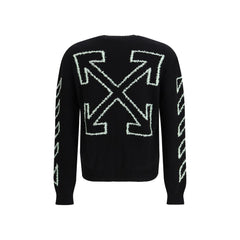 Off-White Schwarzes Baumwoll-Sweatshirt