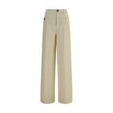 Gucci Beige Cotton Dress Pants