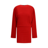 Jacquemus veelkleurige viscose cocktailjurk