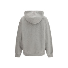 Ganni graues Baumwoll-Sweatshirt