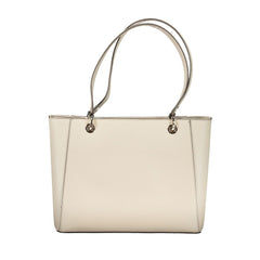 Guess Jeans Beige Polyurethan Damenhandtasche