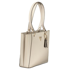 Guess Jeans Beige Polyurethan Damenhandtasche