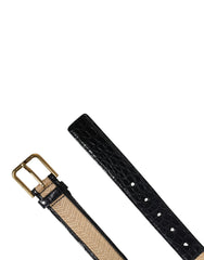 Dolce & Gabbana Herren Gürtel Beige geflochtenes Leder Metallschnalle