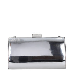 Jimmy Choo Clutch Bag aus grauem Leder