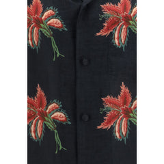 Valentino Garavani Black Linen Shirt