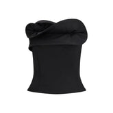Magda Butrym Black Wool Tank Tops