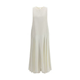 P.A.R.O.S.H. White Linen Casual Dress