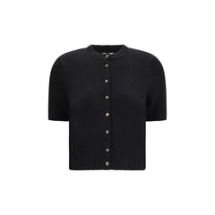 Khaite Schwarzer Kaschmir-Cardigan