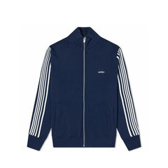 Autry Blaue Nylon-Strickjacke