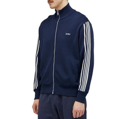 Autry Blaue Nylon-Strickjacke