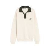Autry Poloshirt aus beigefarbener Baumwolle