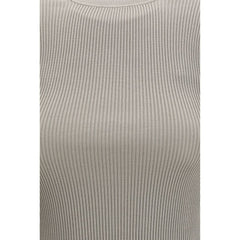 RIER Beige Silk T-Shirt
