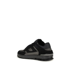 Axel Arigato Black Calf Leather Bos Taurus Athletic Sneakers
