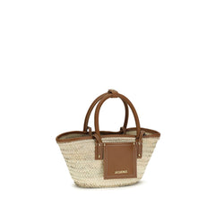 Jacquemus Brown Raffia Handbag